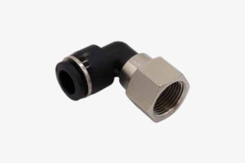 BSP 90° Elbow Adapter Female - Swivel - Plastic Push In Fitting