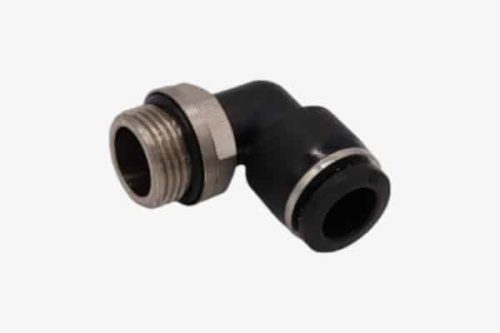 BSP 90° Elbow Adapter Male - Swivel - Plastic Push In Fitting