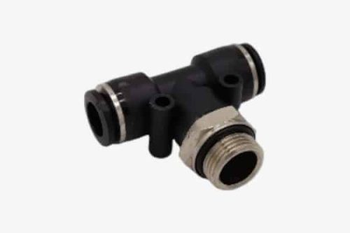 BSP Tee Adaptor - Swivel - Plastic Push In Fitting