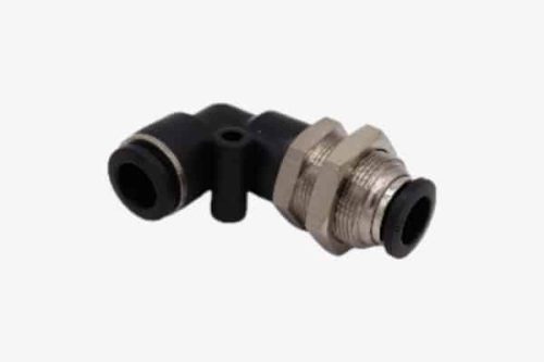 Bulkhead Elbow Connector - Plastic Push In Fitting